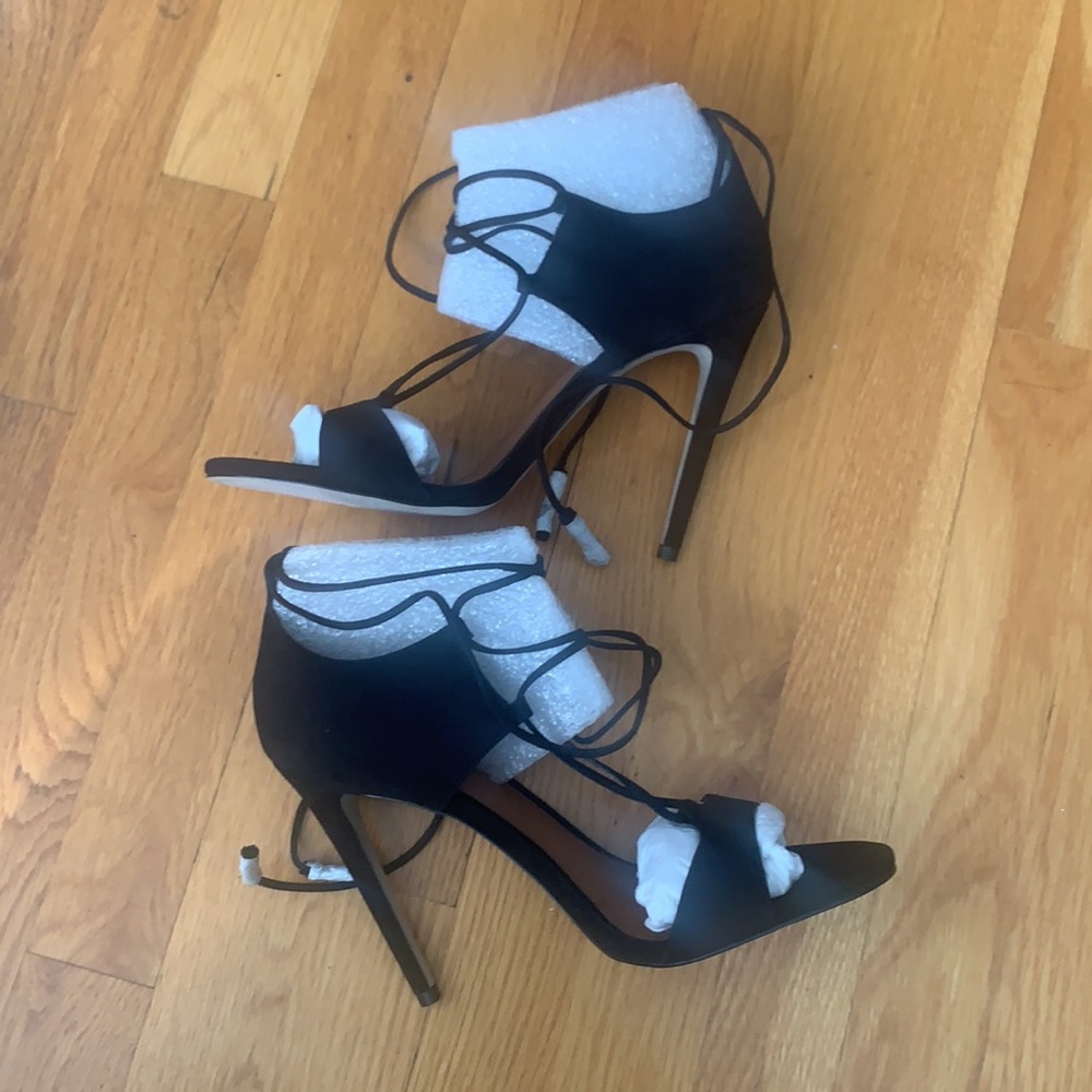 Steve Madden Sanibell Sandal - black nubuck - NIB - Picture 4 of 6